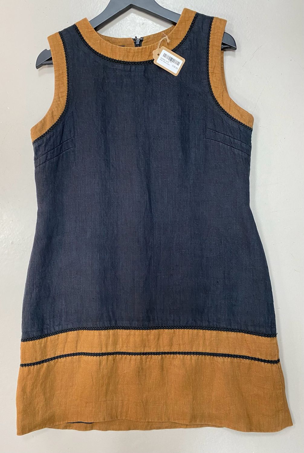 HOBBS 100% linen dress size L
