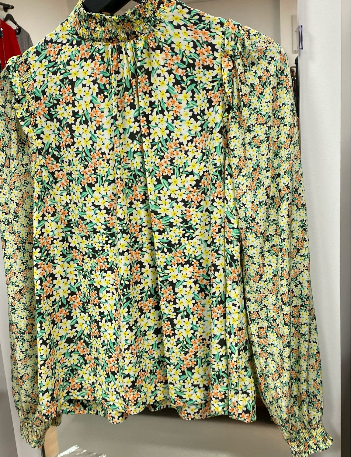 OLIVER BONAS 100% viscose blouse size 10 UK