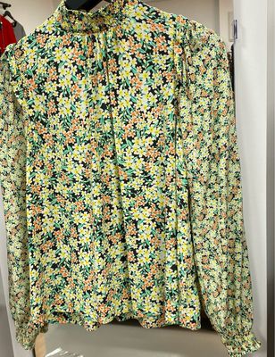 OLIVER BONAS 100% viscose blouse size 10 UK
