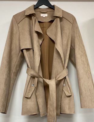 NEXT faux suede lightweight coat size 14 UK