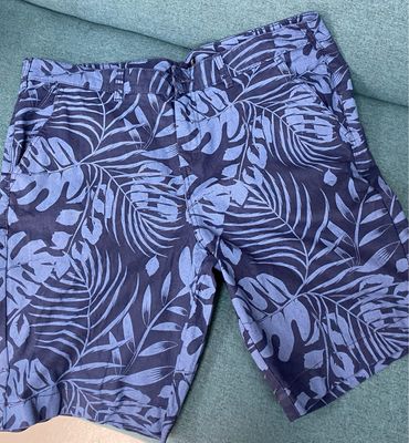 BENCH linen blend men shorts size XL