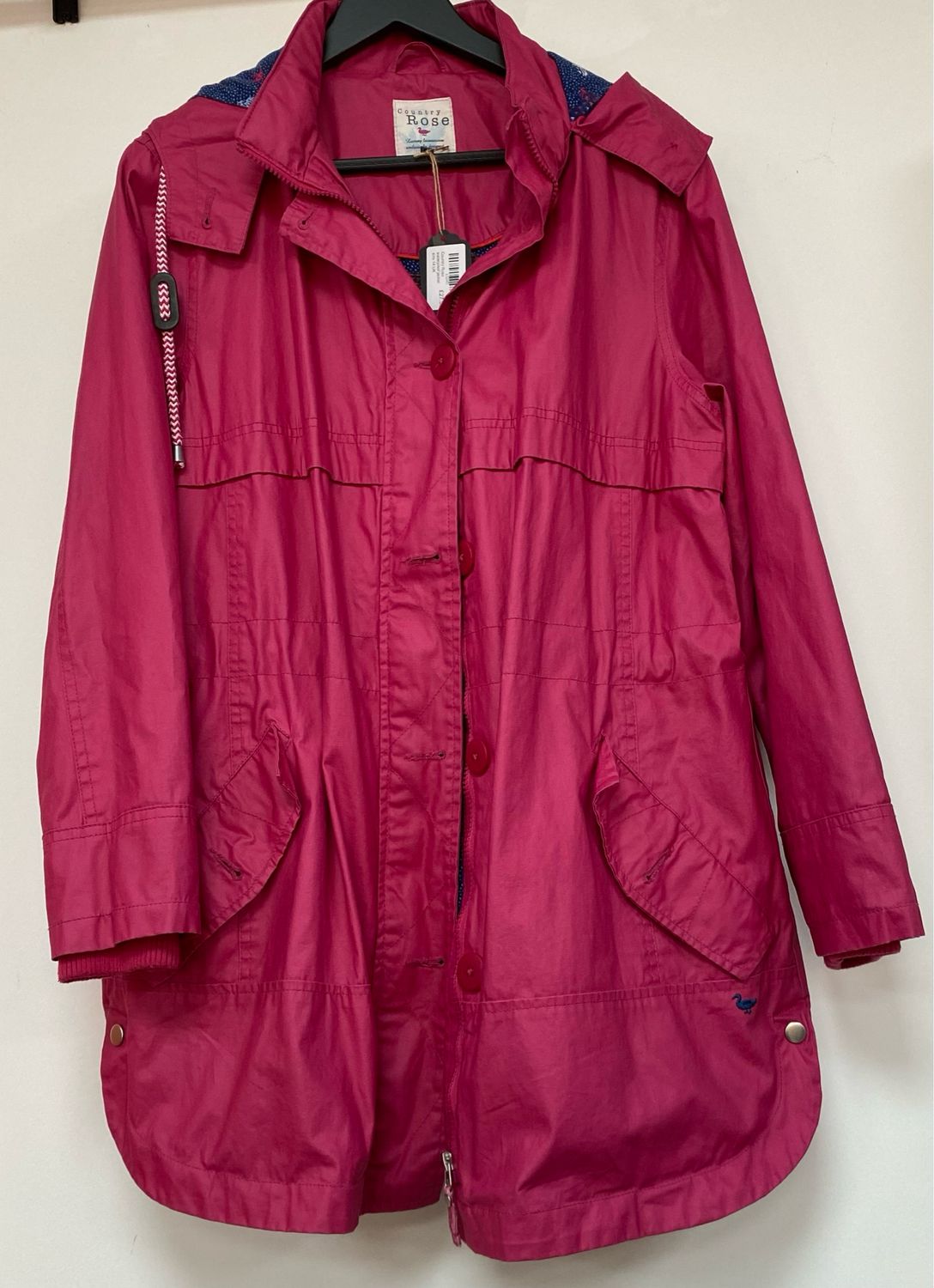 Country Rose waterproof jacket size 14 UK