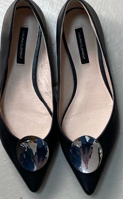 LAURA CLEMENT leather shoes size 40 (7 UK)