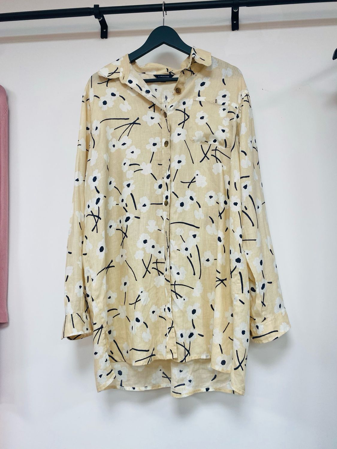 LAND&#39;S END 100% linen shirt size 18 - 20