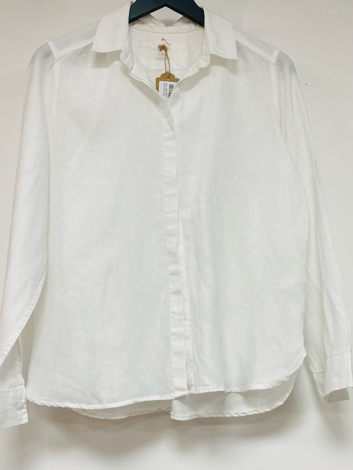M&amp;S 100% linen shirt size 12 UK