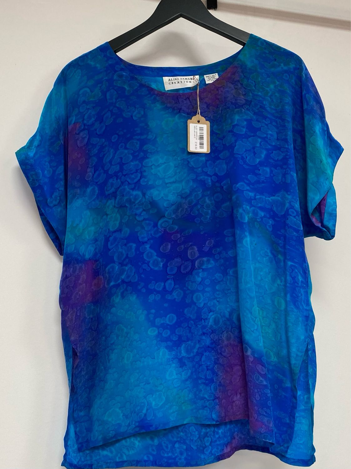 ALIKI YAMANI top 100% silk size S
