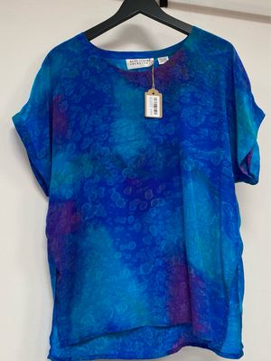 ALIKI YAMANI top 100% silk size S