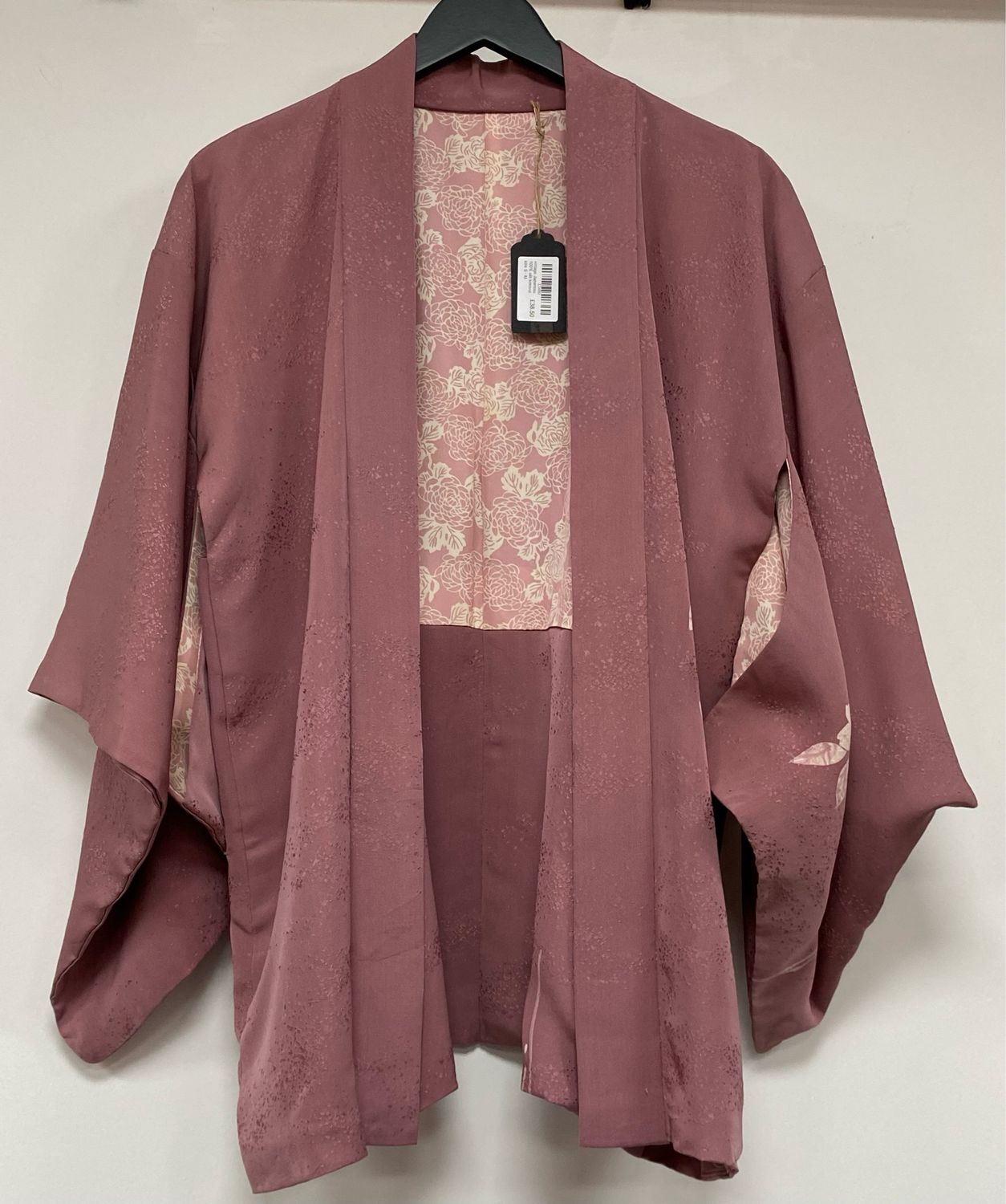 vintage Japanese 100% silk kimono size S - M