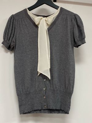 CAROLL silk cotton cashmere top size S - M