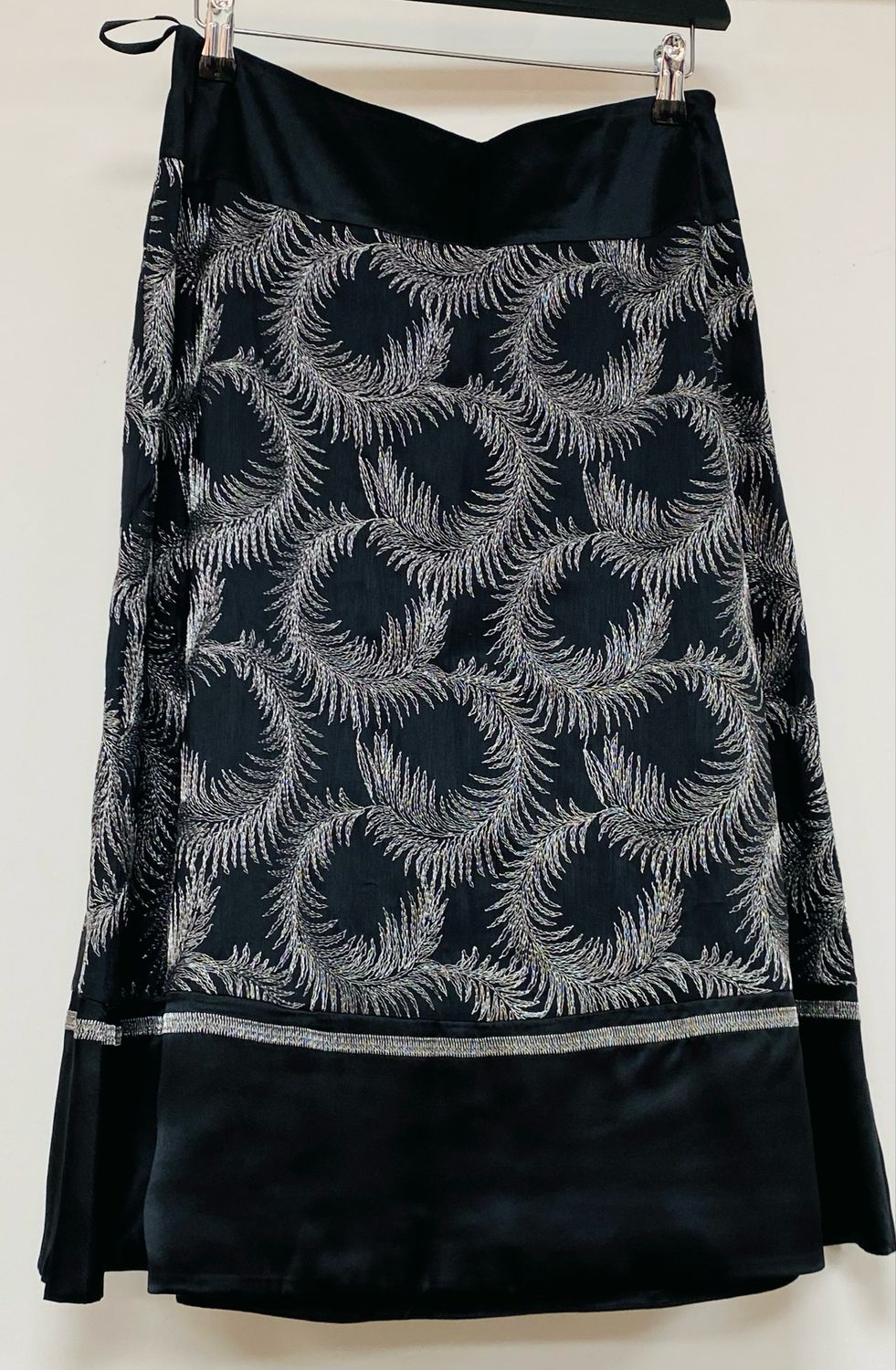 MONSOON linen silk skirt size 8 UK