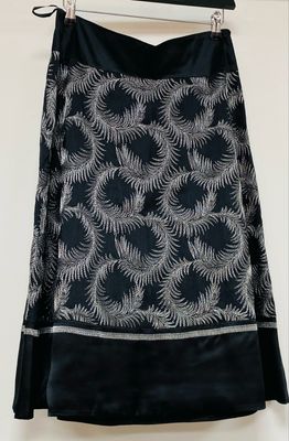 MONSOON linen silk skirt size 8 UK
