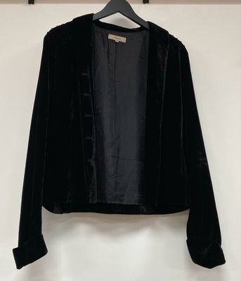 KEW silk/viscose velvet blazer size 14 UK