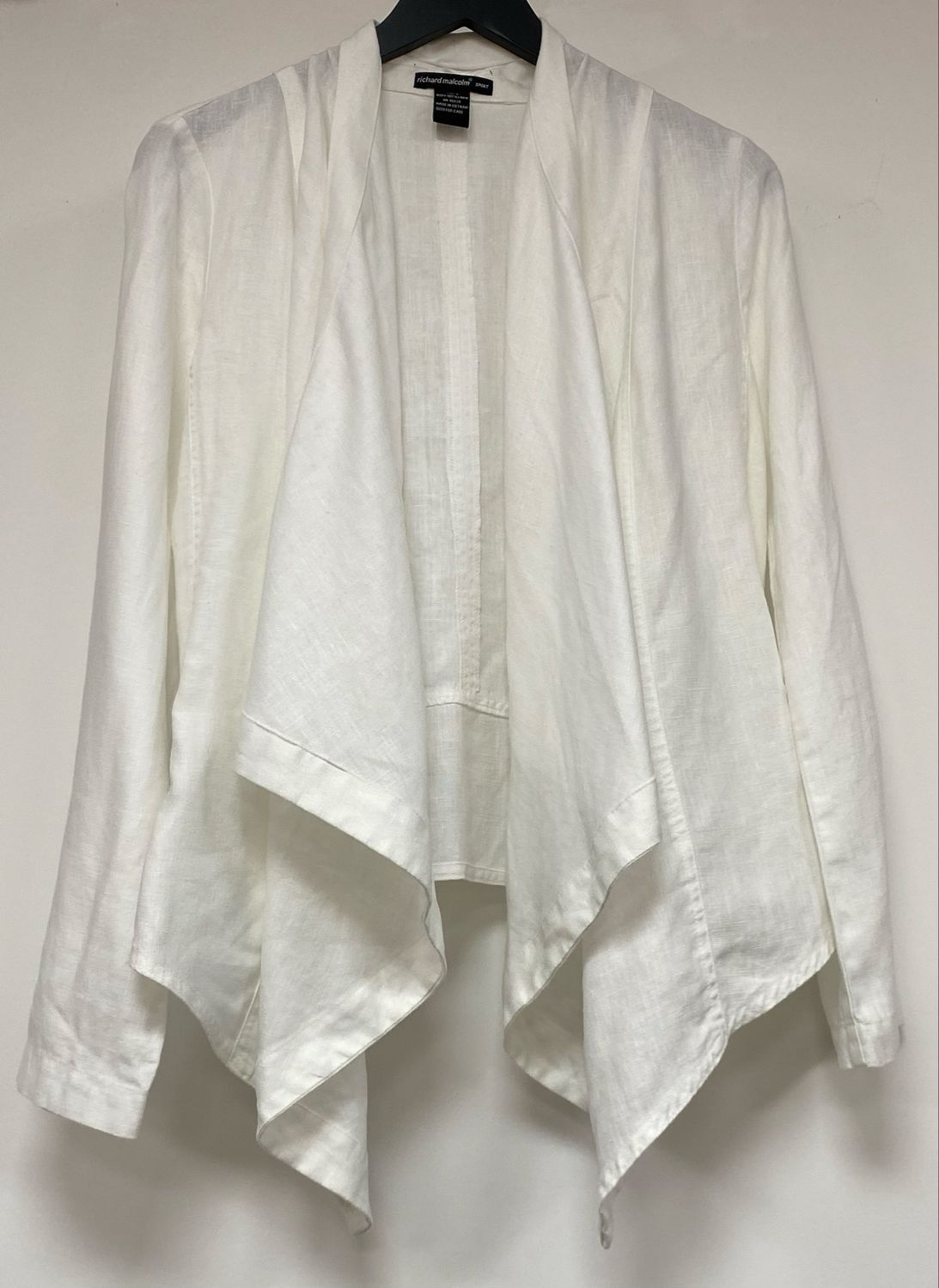 RICHARD MALCOLM  100% linen jacket size 12 UK (8 US)