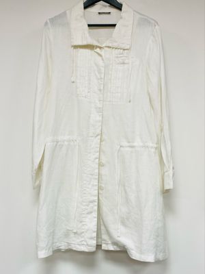 MALVIN 100% linen summer coat size 12 UK