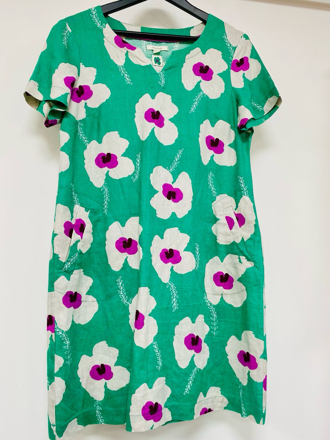 WHITE STUFF 100% linen dress size 10 UK