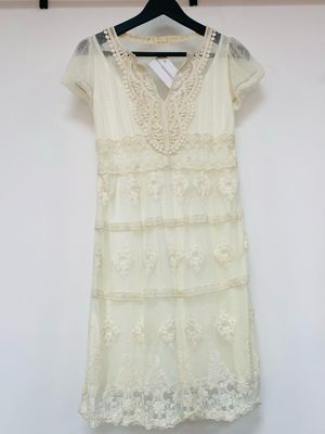 BLUSH cream dress size S