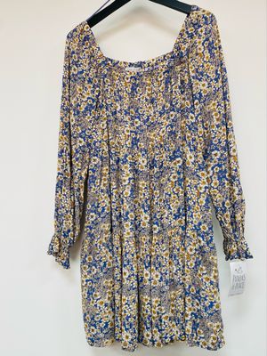 PATRONS OF PEACE 100% rayon dress size L