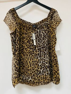 BOB MACKIE silk top size XL