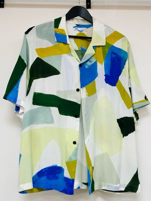 ZARA men shirt 100% viscose size M/L
