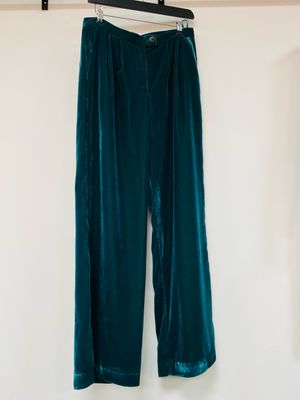 FINERY velvet long trousers size 10 UK