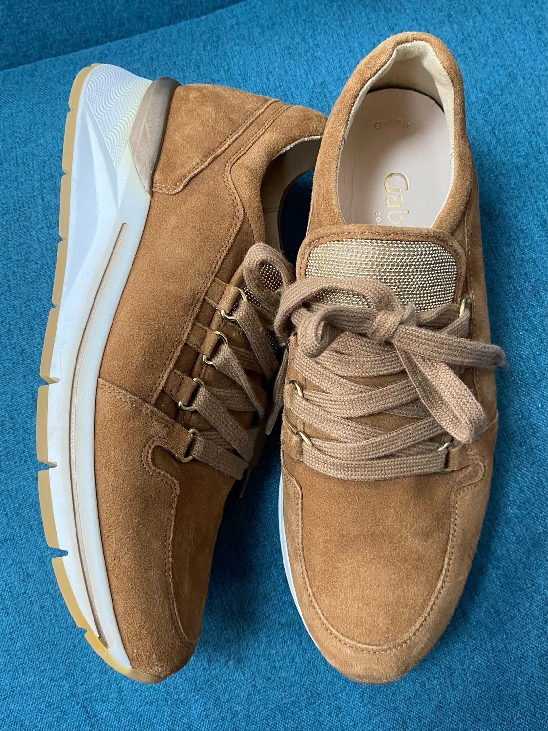 GABOR optifit suede shoes size 6 UK