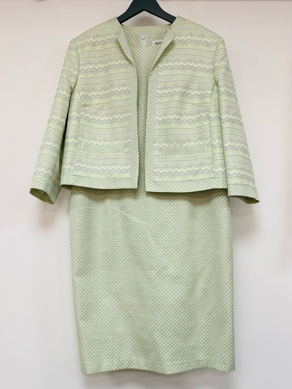 HELENE BERMAN dress jacket suit size 16 UK