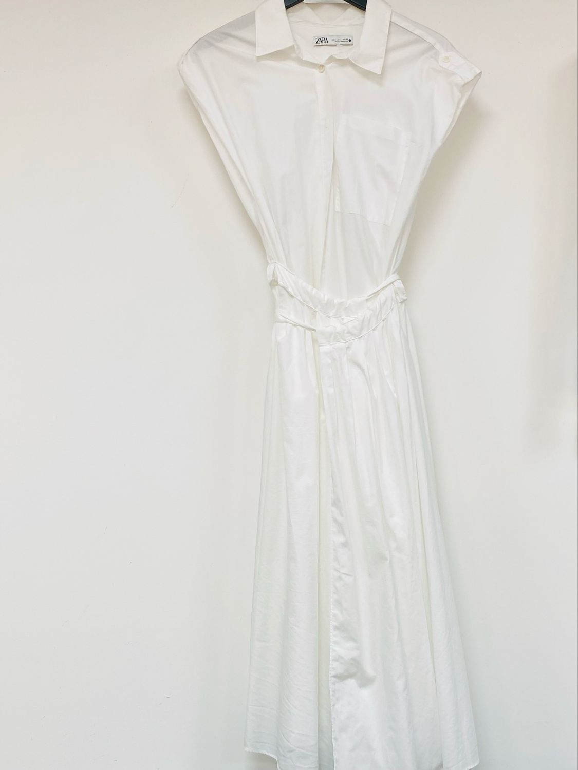 ZARA long dress cotton extra skirt size L