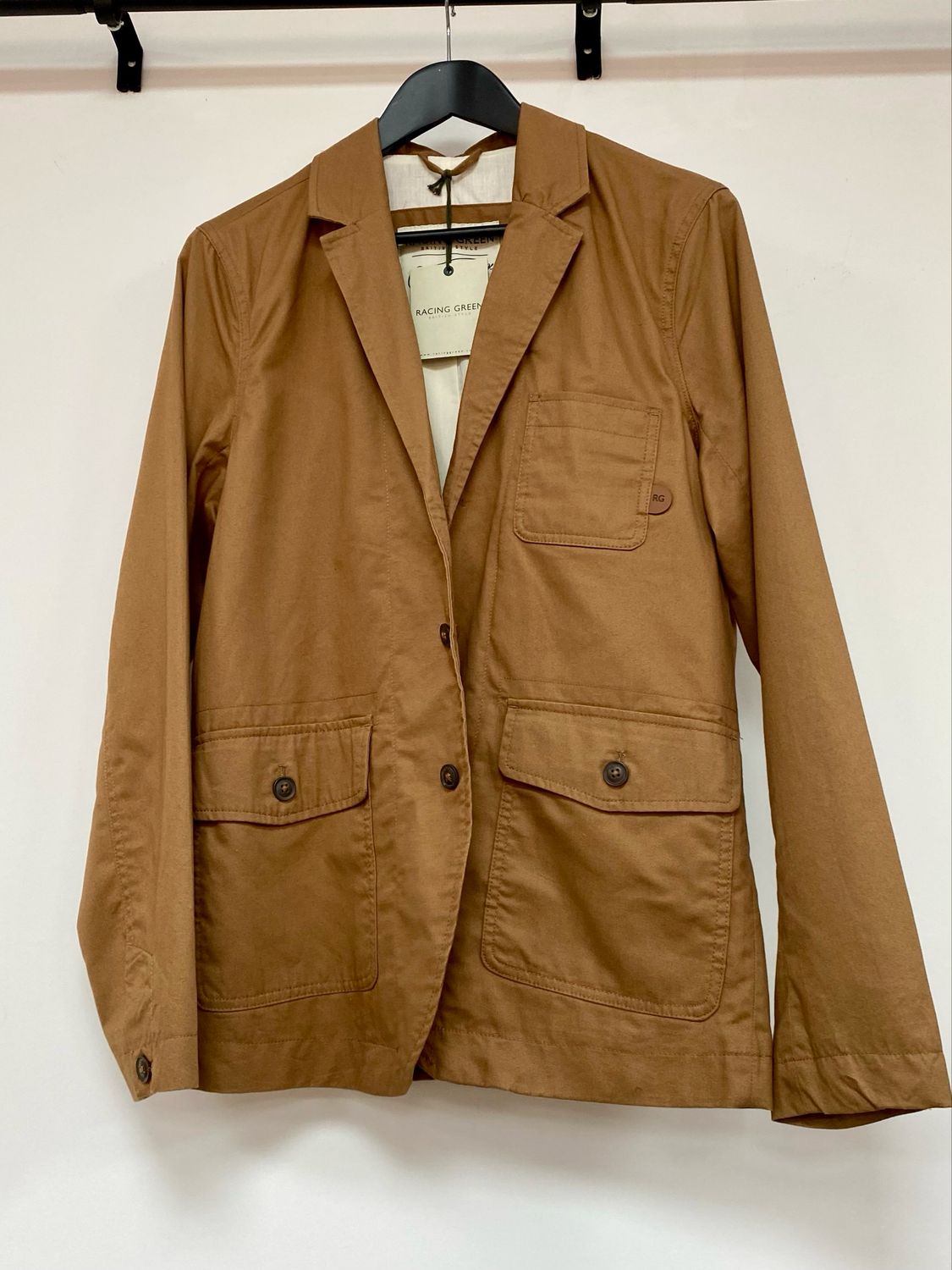 RACING GREEN cotton men jacket size S