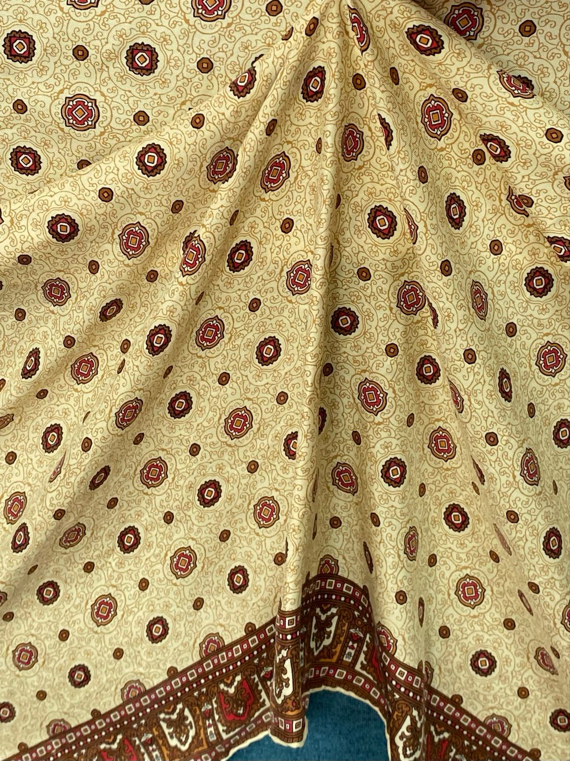 100% silk scarf size 25&quot; square