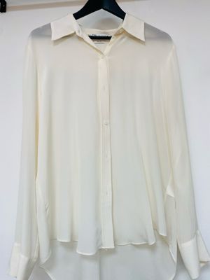 ZARA 100% silk blouse size XL