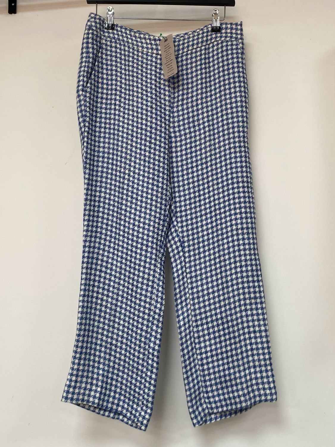 UNITED COLORS OF BENETTON pure linen trousers size 8(UK)