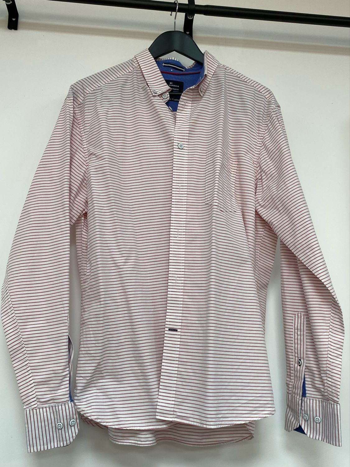 BLUE HARBOUR super soft cotton men shirt size L