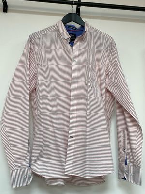 BLUE HARBOUR super soft cotton men shirt size L