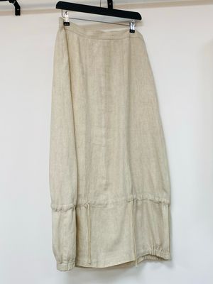 ROSAROSAM made in France linen skirt size L/XL