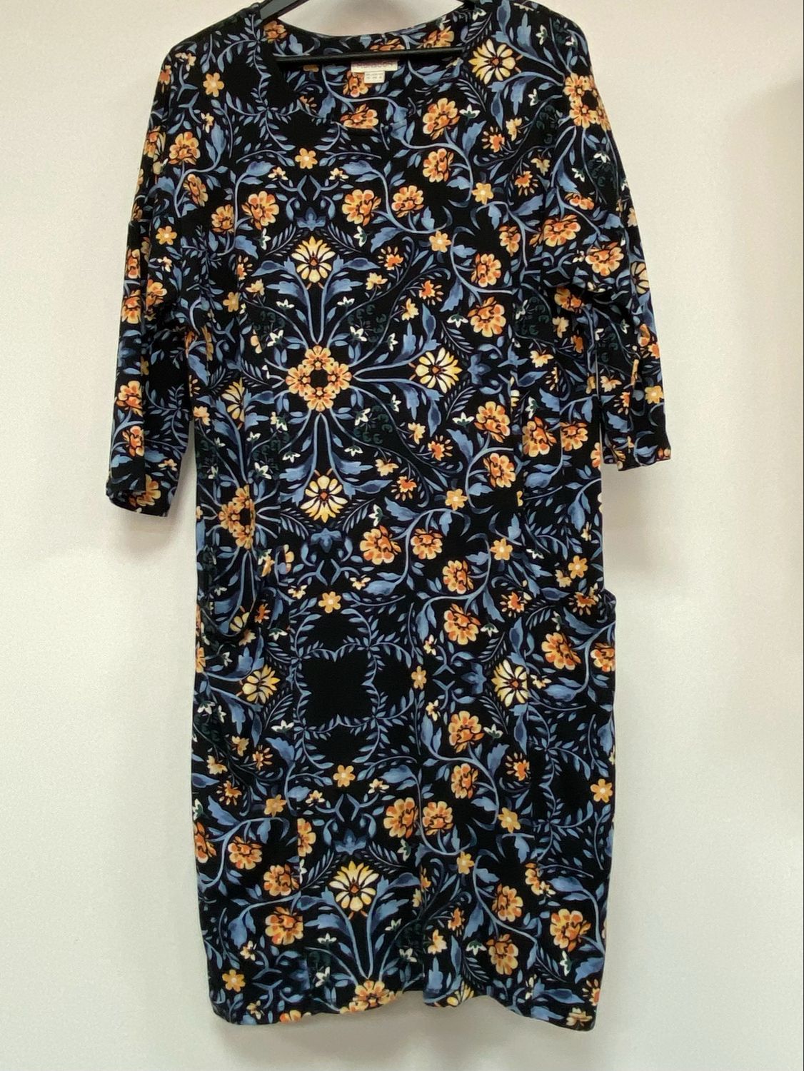 MONSOON viscose elastane dress size 12 UK