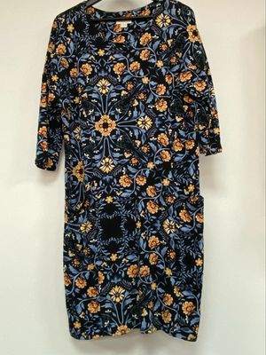 MONSOON viscose elastane dress size 12 UK
