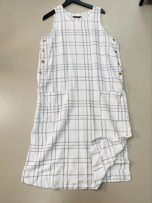 M&amp;S linen blend dress size 14 UK