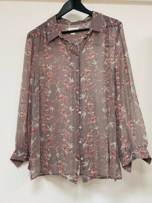 MONSOON 100% silk blouse size 16 (UK)