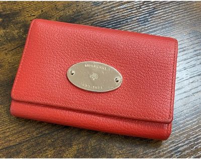 MULBERRY genuine leather wallet
