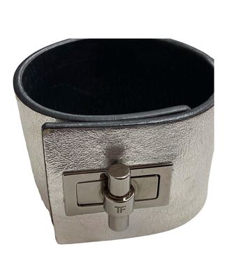 TOM FORD leather cuff bracelet size M