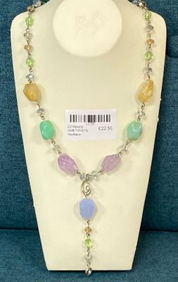 CITRINES AMETHYSTS necklace