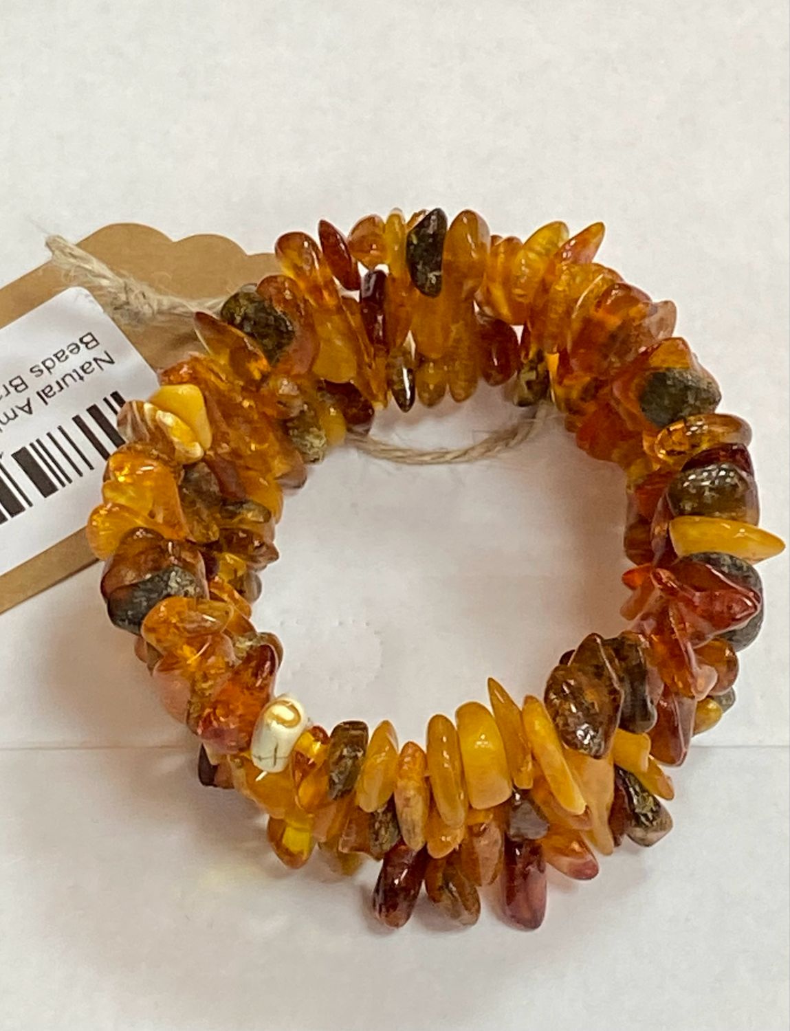 Natural Amber Beads Bracelet