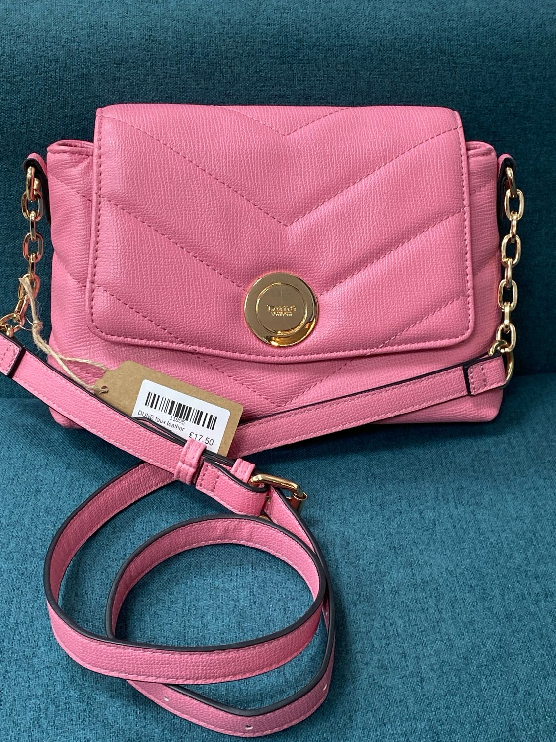 DUNE faux leather crossbody bag
