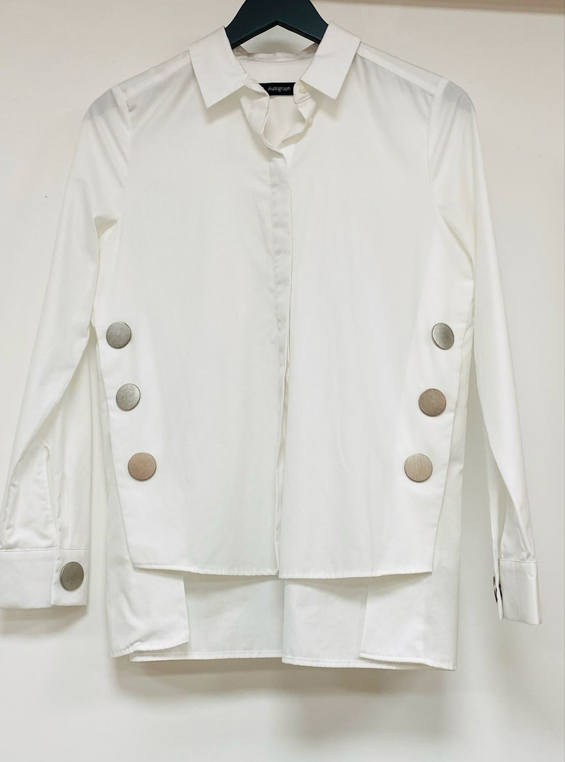 M&amp;S cotton blouse size 6 UK loose fit/oversized