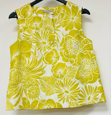 HOBBS 100% linen top size 10 UK