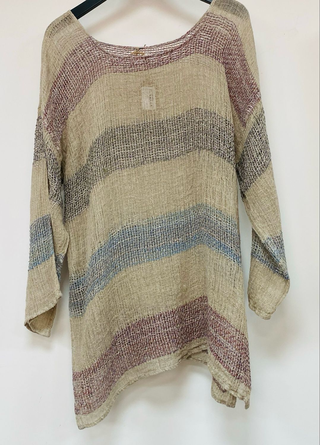 Loosely knitted artisan jumper one size
