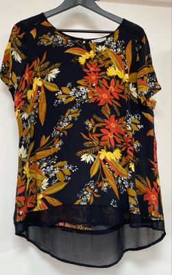 PER UNA 100% viscose blouse/tunic size 16(UK)