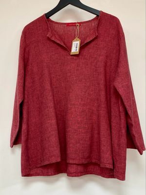CUT LOOSE cotton/linen top size L