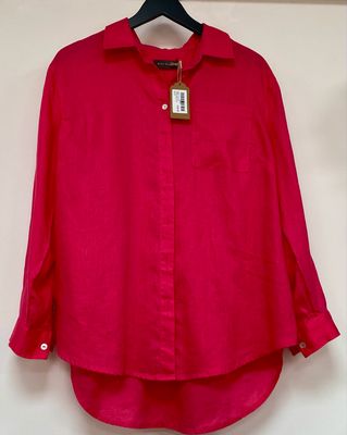 MINT VELVET 100% linen shirt size S