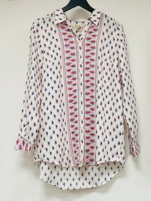 BODEN 100% linen shirt size 12 L